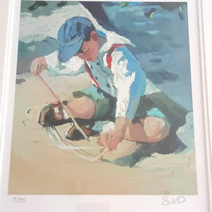 SHERREE VALENTINE DAINES Limited Edition print "Childs play I" 17/295 - Picture 1 of 7