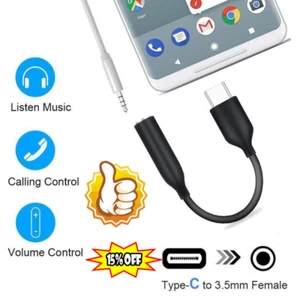 Original for Samsung USB-C auf 3,5 mm Klinke Aux Adapter Jack Type-c HOT-DE - Zdjęcie 1 z 19