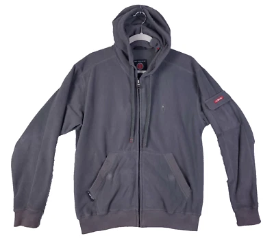 SCOTTeVEST Hooded Fleece Full Zip Jacket Travel Security Men's Size Small Gray - Image 1 of 4