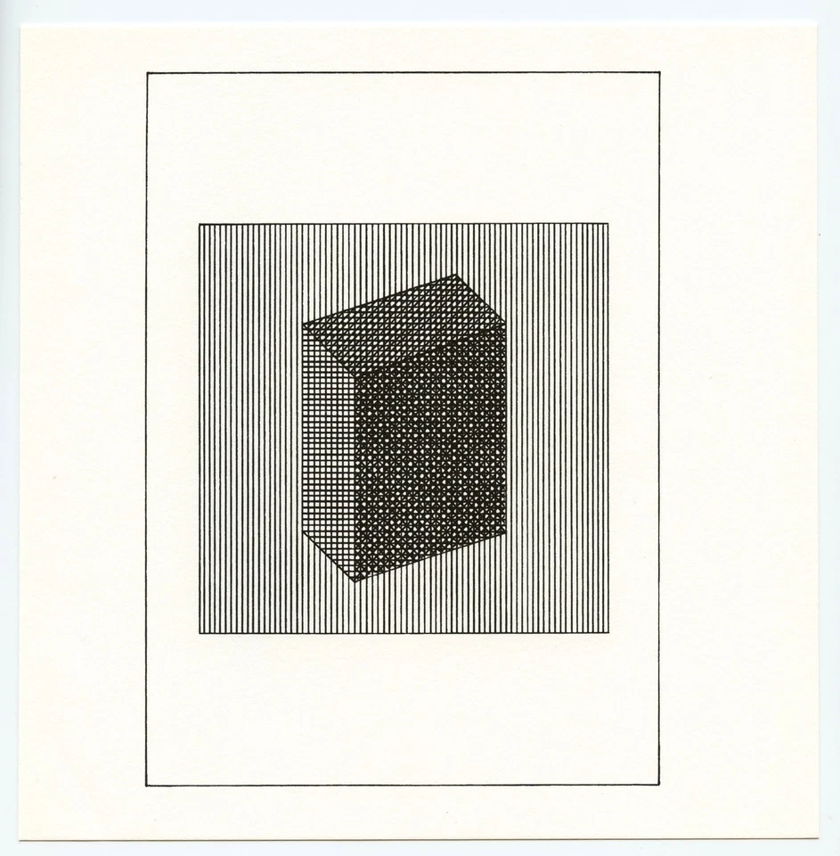 Sol LeWitt шелкография - напечатано в 1984 я - Изображение 1 из 1