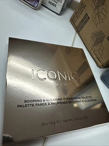 ICONIC LONDON Booming & Gleaming Eyeshadow Palette 0.04 oz makeup nail polish pc - Picture 1 of 3
