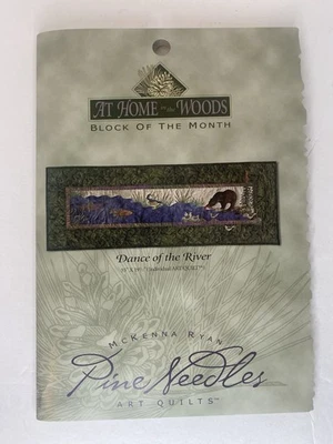 McKenna Ryan At Home In The Woods Quilt Block 10 Dance Of The River - Image 1 of 4