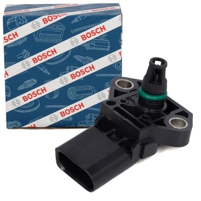 BOSCH 0261230266 Sensor Ladedruck für AUDI A1 A3 A4 A6 VW GOLF 4 5 6 SEAT SKODA - Bild 1 von 4
