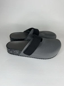 Zapatos Fleks Zuecos Toboganes Mules Mujer Talla 7 Gris Carbón Sintético Comodidad - Imagen 1 de 17