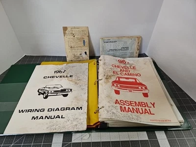 1967 CHEVROLET CHEVELLE EL CAMINO сборка руководство с дополнениями владелец план защиты - Изображение 1 из 4