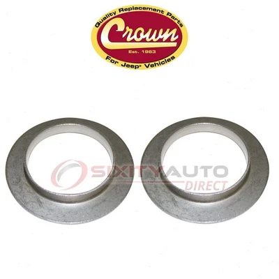 2 pc Crown Automotive Axle Shaft Oil Slinger for 1977-1983 Jeep CJ5 - sl Foto 1 de 4