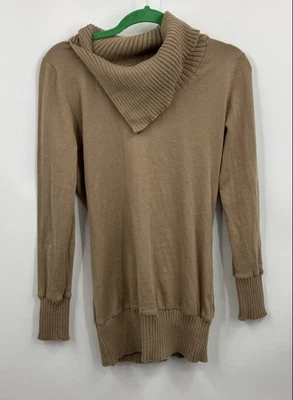The Limited Women's Beige Long Sleeve Knitted Pullover Sweater Size Medium - Image 1 of 4