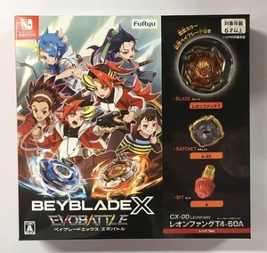 Nintendo Switch Beyblade X EVOBATTLE Beyblade X CX-00 Leonfang T4-60A Rot - Bild 1 von 14