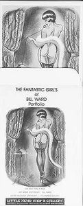 BILL WARD'S FANTASTIC GIRLS 6(six) 11"w X 14"h TELEPHONE GIRLS -B/W HALF TONE - Picture 1 of 6