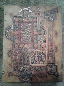The Book of Kells Quoniam: 128-pg Lined Hand-stitched Blank Journal - Picture 1 of 5