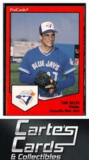 Tom Gilles 1989 ProCards Minor League Team Sets #1143  Knoxville Blue Jays