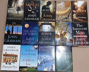 John Grisham Stand Alone Novels Lot of 14 Hardcover Books - Picture 1 of 2