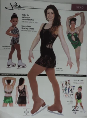 Jalie Sewing Pattern #3240 Tank Skating Dance Dress Girls/Women Uncut - Image 1 of 4