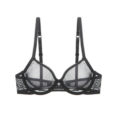 Hot Small Cup Womens Bras Underwired See Through Sexy Lingerie Misses Underwear - Image 1 of 4
