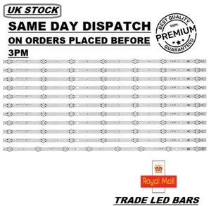 Retroiluminación LED TOSHIBA 65U5863DB 65U6663DB 65U6763DB 65U6863DB 65V6763DB - Imagen 1 de 6