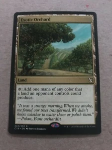 Exotic Orchard-Magic The Gathering-242/302-Commander 2019 never used in play - Picture 1 of 2