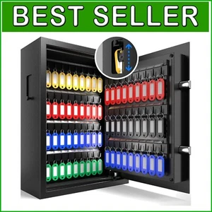 Professional Key Lock Box - Secure Storage for 71 Keys, Easy Access Design - Picture 1 of 11