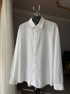 CAMISA GIANNI VERSACE MADE IN ITALY CUELLO BLANCO BOTÓN MANGA LARGA HOMBRE 54 XL - Imagen 1 de 19