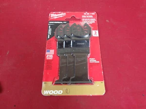Milwaukee 49-25-1103 Lama per Legno Multiutensile Universale Confezione da 3 NUOVO SPEDIZIONE GRATUITA - Foto 1 di 1