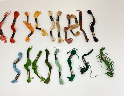 Mixed Lot 18 DMC Thread New & Used Multi Use Cross Stitch Sew Embroidery France - Image 1 of 4