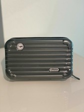 Lufthansa First Class Amenity Kit dunkelgrau NEU , shiny dark gray NEW