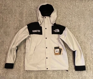 Men's The North Face GORE TEX GTX Mountain Full Zip Hooded Dryvent Jacket White - Picture 1 of 7