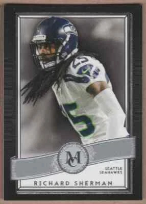 2015 TOPPS MUSEUM COLLECTION RICHARD SHERMAN SEATTLE SEAHAWKS #98 - Image 1 of 2