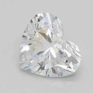 0.74 Ct HEART SHAPE E Color VS2 Clarity  IGI CERTIFIED LAB GROWN CVD Diamond - Picture 1 of 12
