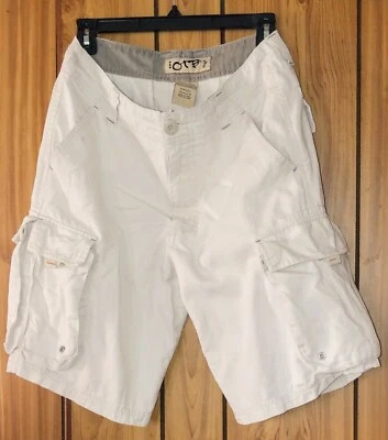 Pantalones cortos cargo OTB marfil para hombre. Bolsillos de carga de varios tamaños. Withe Talla 29 Foto 1 de 4