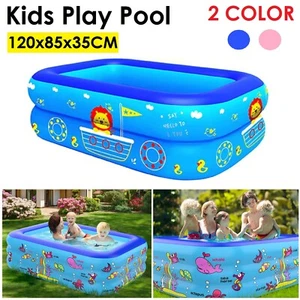 Inflatable Swimming Pool Family Summer Outdoor Play Kids Adult Backyard Garden - Picture 1 of 11