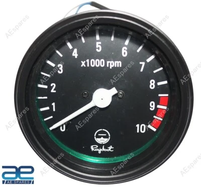 Rajdoot RPM Tachometer Black For Yamaha RD250 RR350 S2u - Image 1 of 4