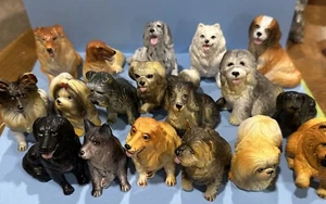 1988 New-Ray Neuheit Hund Kunststoff Spielzeug Set 18 Vintage Lot - Bild 1 von 13