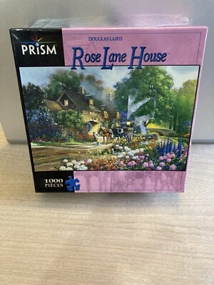 1000 Piezas Puzzle Prisma Rose Lane Casa Paisaje por Douglas Laird Nuevo Sin Abrir Foto 1 de 4