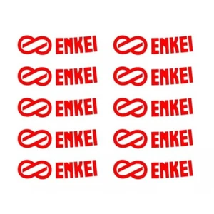 (8x) Enkei Wheel Logo Die-cut Stickers Decals GTC01 RPF1 PF01 v3 - Picture 1 of 2