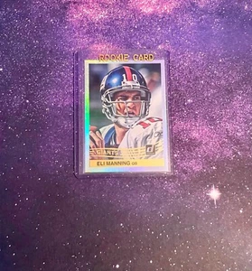 2015 Panini Donruss Throwback Rookies 1984 Eli Manning #13 refractor - Imagen 1 de 2