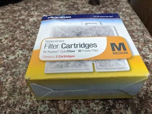 AQUEON FILTER CARTRIDGE MEDIUM 3 Pack FOR QUIET FLOW 10 Power Filter - Picture 1 of 5