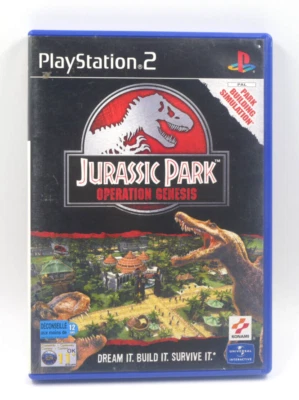 SONY PLAYSTATION PS2 JURASSIC PARK OPERATION GENESIS WITH MANUAL PAL - Image 1 of 3