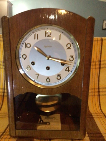 Vintage Ave Maria ? Reguladora Regulator 2 chime wall clock ,PORTUGAL Cover