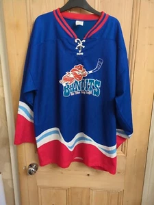 Bandits Blue Water Hockey League Jersey- Size Large- Athletic Knit - Picture 1 of 6