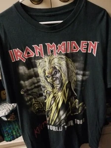 IRON MAIDEN KILLERS WORLD TOUR 1981 T-SHIRT - Picture 1 of 1