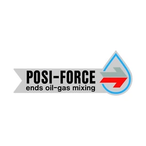 British POSI-FORCE motorcycle motorbike decal sticker emblem - Picture 1 of 1