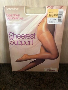 Vintage JC Penny Worthington Queen Short Bone Sheerest Support Sandalfoot NIP - Picture 1 of 7