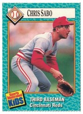 1989 Sports Illustrated for Kids Series 1 #48 Chris Sabo Cincinnati Reds