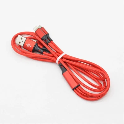 Lote de cable de carga rápida USB 3 en 1 universal multifunción cable cargador teléfono Foto 1 de 4
