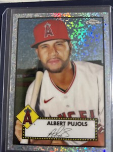 Albert Pujols 2021 Topps Chrome Platinum 70th Anniversary - Mini Diamond 17/70