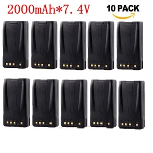 10X2000mAh Li-ion KNB-24L KNB-35 Battery for KENWOOD TK2148 TK3148 TK2360 TK3360 - Zdjęcie 1 z 7