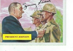 SAMMY L. DAVIS SIGNED 1988 DART VIETNAM WAR #20 - MEDAL OF HONOR - Picture 1 of 1