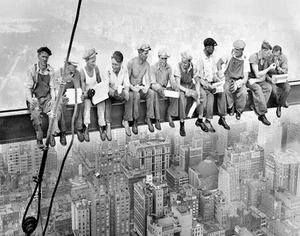 Almorzar en el Empire State Building impresión 11 x 14 #4624 - Imagen 1 de 3