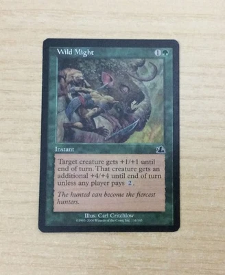 CARD MAGIC MTG 2010 - WILD MIGHT - 134/143 - ENG - WIZARDS 2000 - Image 1 of 2