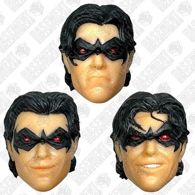 Mezco One:12 Nightwing: New 52 - Three Domino Mask Head Sculpts 1:12 Scale - Image 1 of 2